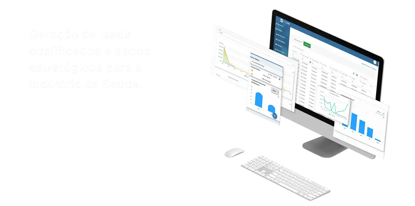 Plataforma de geração de leads e gestão de dados para a indústria da saúde